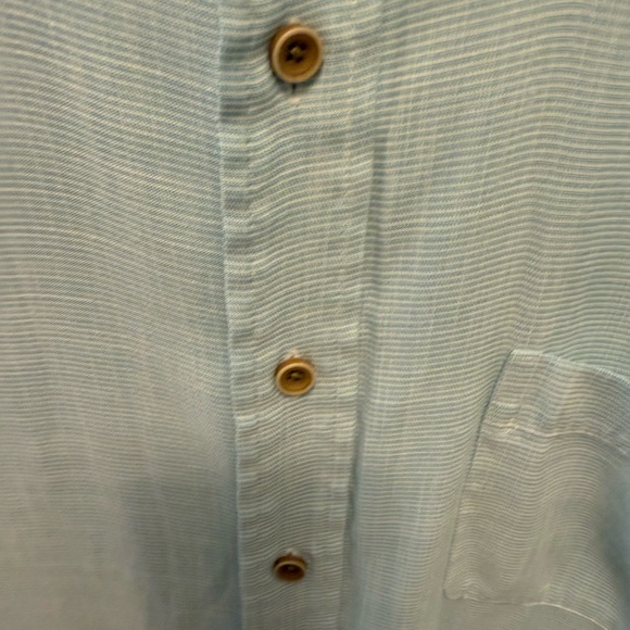 Roundtree & Yorke Light Green Micro Plaid Print Button down Shirt SS XL - Picture 5 of 8